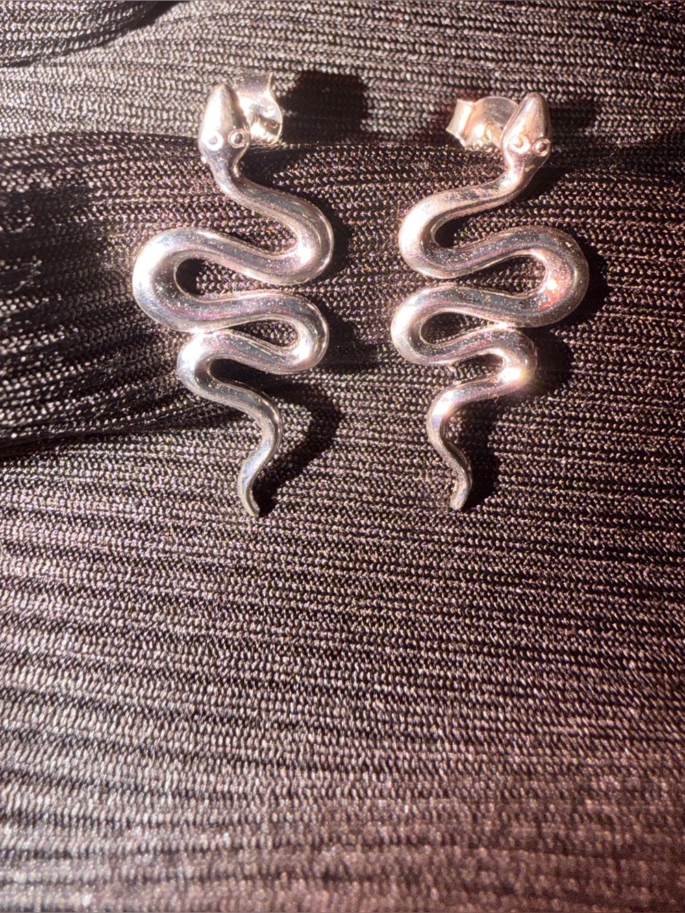 Snake earrings!